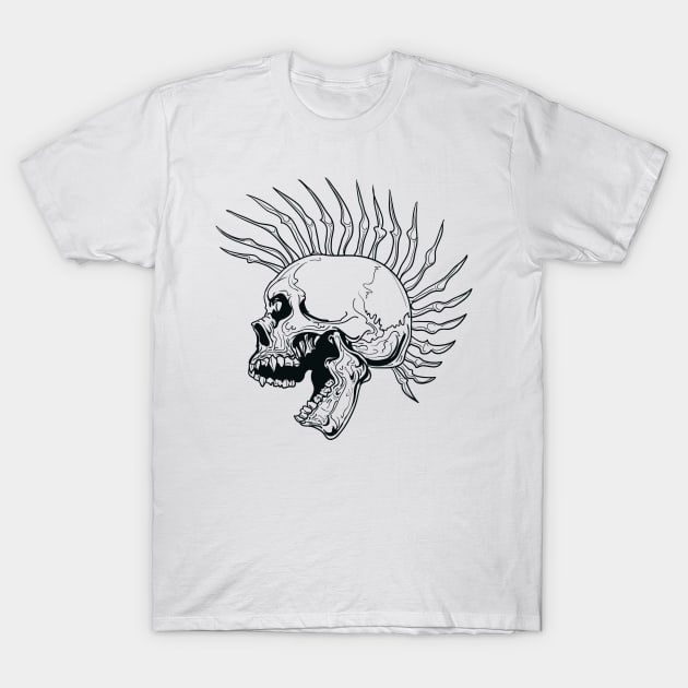 SKULLz - PUNK T-Shirt by BitemarkMedia